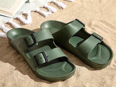 Comfort Mens Sandals 40 Khaki