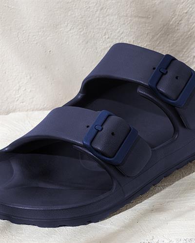 Comfort Slippers Sandals 43 Dark Blue