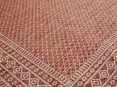 Comft Килим Тъкан, Керемидено Червено, 160 X 230 Cm