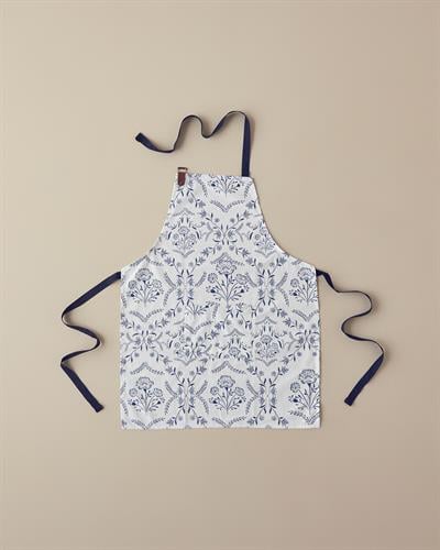 Cooktop Кухненска Престилка Памучен полиестер 70x55 см Бял - Син