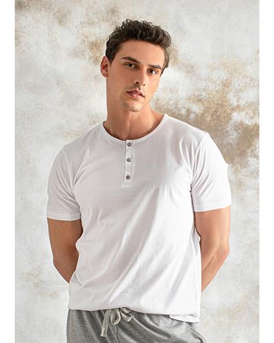 Cool Basic Комплект Пижама Мъжки, Пенирана Тъкан, Сиво, Xl