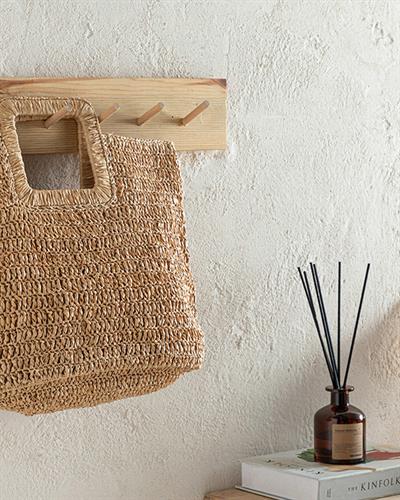 Cool Straw Чанта Ракита, Естествен, 43 X 40 Cm