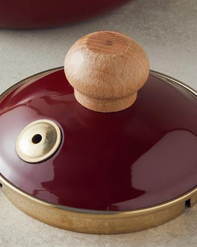 Copenhagen Чайник Емайлиран 2 Литра Бордо