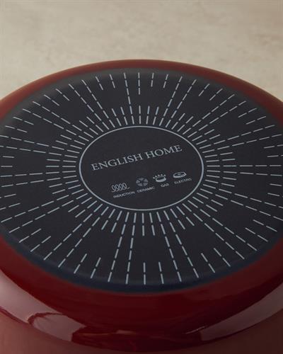 Copenhagen Тенджера Незалепваща дълбока Емайлиран 20 см Бордо