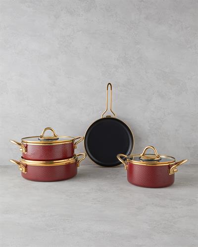 Copenhagen Тиган Незалепваща Емайлиран 26 см Бордо