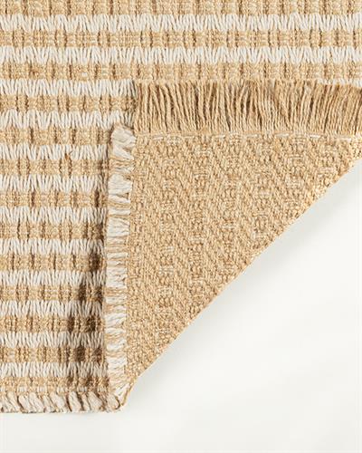 Coppa Jute Decorative Jute Carpet 120x180 cm Natural-White