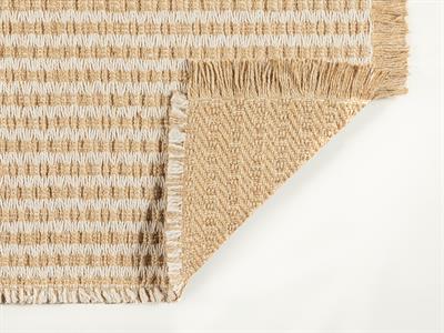 Coppa Jute Decorative Jute Carpet 160x230 cm Natural-White