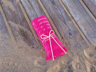 Coral ПЛАЖНА ХАВЛИЯ Жакардов 80x150 cm Fuschia