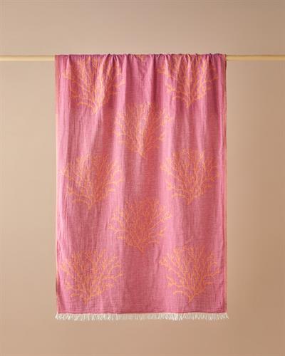 Coral Пещемал Торба Памучен 90x150 cm Цикламен - Оранжев