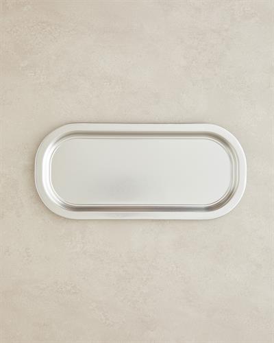 Cordie Тепсия Метал 35x15 см Сребърен.