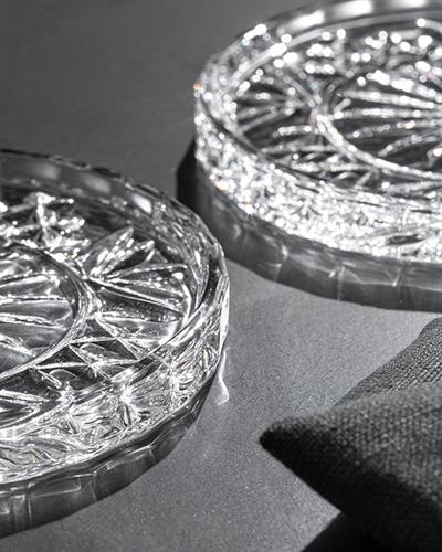 Cosmic Подложка За Чаша 2Бр., Стъкло, Прозрачен, 10 Cm