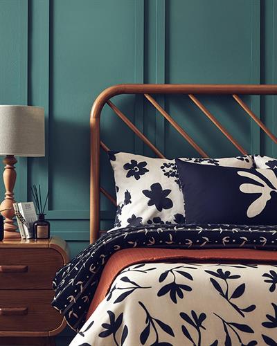 Cosmos Garden Калъфка За Възглавница 2 бр. Мек памук с дигитална щампа 50x70 см Бежов