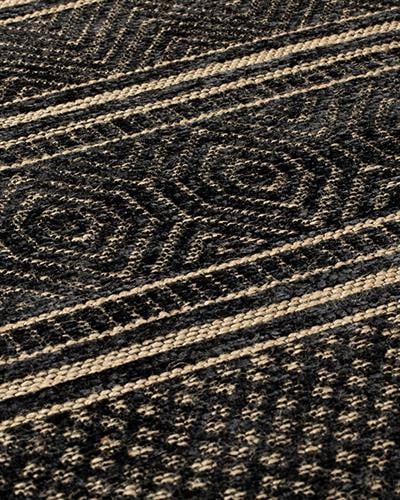 Costa Килим Шенил, Черно, 160 X 230 Cm