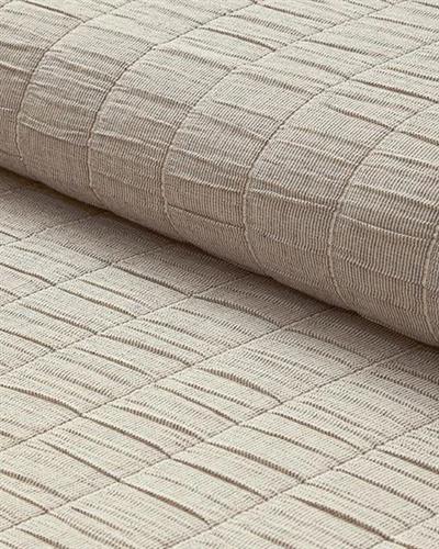 Cosy Rectangles Покривка За Легло Комплект Единичен Размер, Дамска Миди Нощница, Бежово-Крем, 160 X 240 Cm