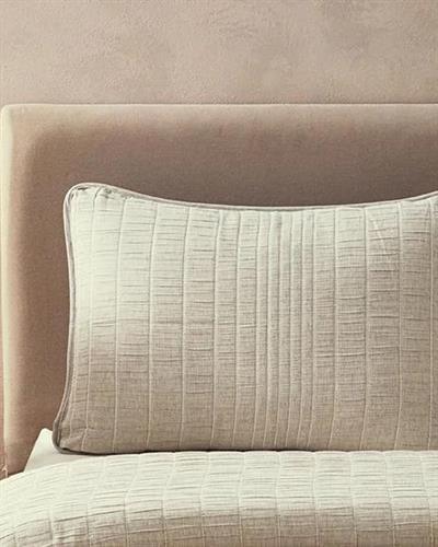 Cosy Rectangles Покривка За Легло Комплект Единичен Размер, Дамска Миди Нощница, Бежово-Крем, 160 X 240 Cm