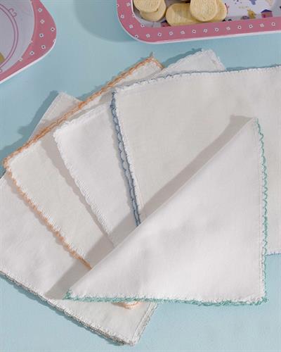 Cotton Бебешки Кърпички За 10 Бр., Памучен, Кремово, 20 X 20 Cm