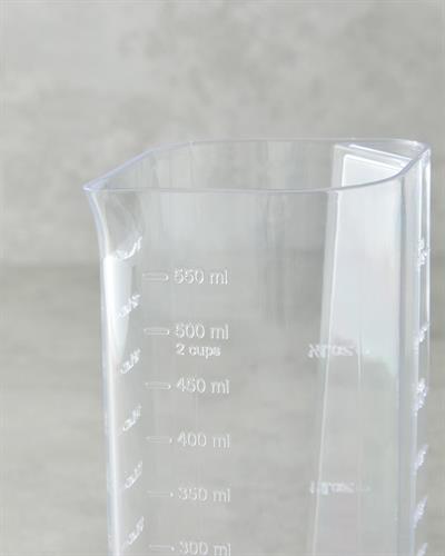 Мерителна Чаша Ръчен блендер Пластмаса Прозрачен