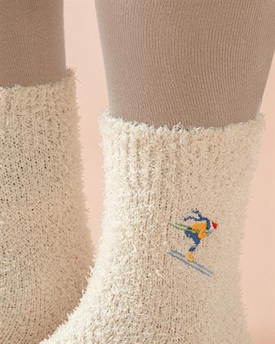 Cozy Плюшен Дамски, Бежово, 36-40