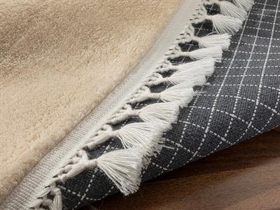 Cozy Plaid Plush Carpet 120x180 cm Beige