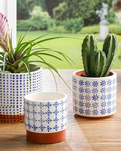 Creative Саксия 13x13x13 см Син