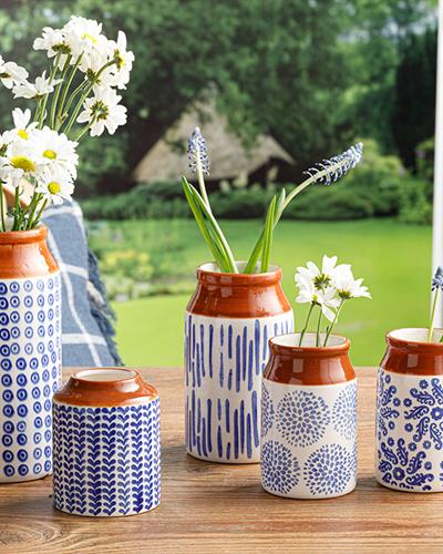 Creative Ваза 8x8x12.7 см Син