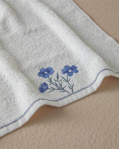 Creeper Комплект Хавлия За Лице Бродирани, Памучен, Екру, 0