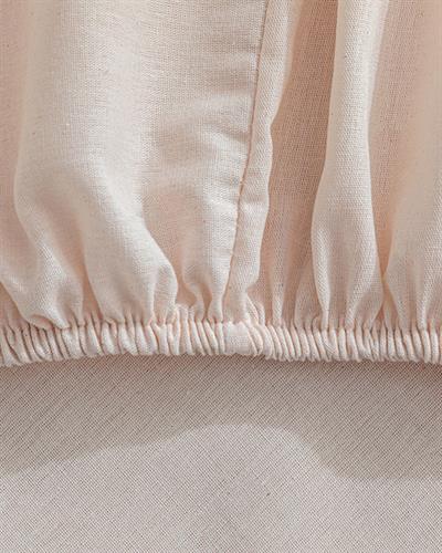 Crispate Спално Бельо Компле Двоен Размер, Gofre, Пудра – Розова, 200 X 220 Cm