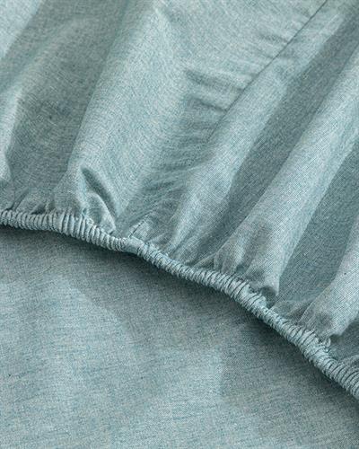 Crispate Спално Бельо Компле Двоен Размер, Gofre, Бензиново Синьо - Корал, 200 X 220 Cm