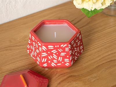 Crispy Ароматен Свещ Тъмно Розово, 270 G