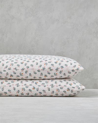 Калъфка За Възглавница 2 бр. Лесно за гладене 50x70 см Зелен - Оранжев