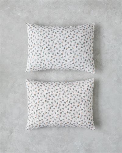 Калъфка За Възглавница 2 бр. Лесно за гладене 50x70 см Зелен - Оранжев