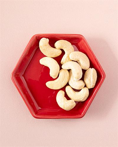 Crispy Flowers Купички За Ядки Керамика, Червено, 10 Cm