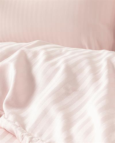 Crystal Спално Бельо Компле Единичен Размер, Копринен Кепър, Розово, 160 X 220 Cm