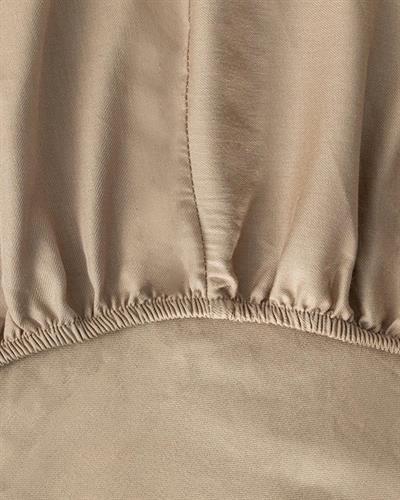 Crystal Спално Бельо Компле Единичен Размер, Копринен Кепър, Древно Злато, 160 X 220 Cm