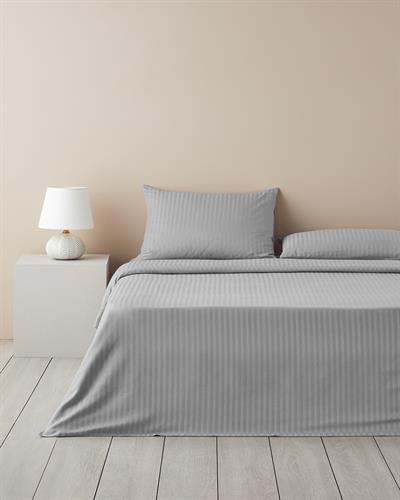 Crystal Silky twill For One Person Duvet Cover Set 160x220 cm Gray