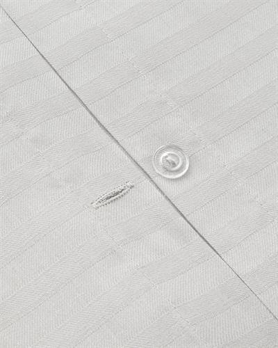 Crystal Спално Бельо Компле Единичен Размер, Копринен Кепър, Бяло, 160 X 220 Cm