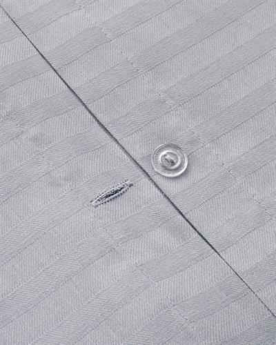 Crystal Спален Комплект Двоен Копринен кепър 200x220 см Син