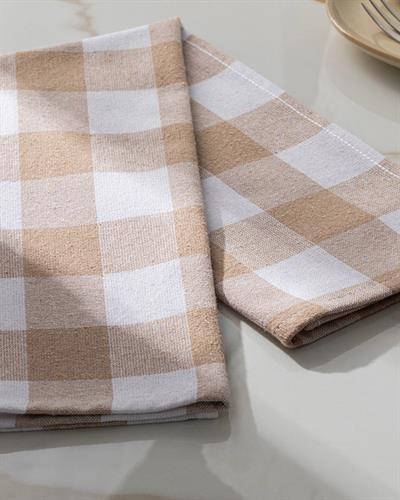 Crystal Кърпа За Изсушаване Памучен, Бежово, 40 X 60 Cm