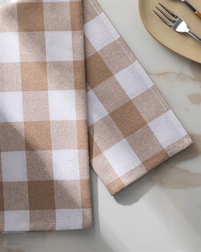 Crystal Кърпа За Изсушаване Памучен, Бежово, 40 X 60 Cm