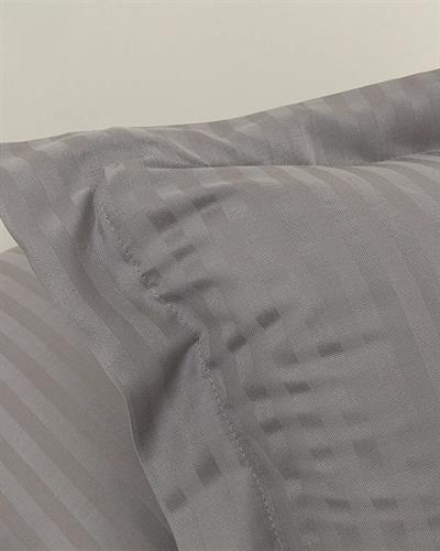 Crystal Калъфка За Възглавница Двоен с ушенце Копринен кепър 50x70 см Сив