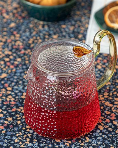 Crystal Bird Borosilicate Glass with Strainer Pot 800 ml Transparent