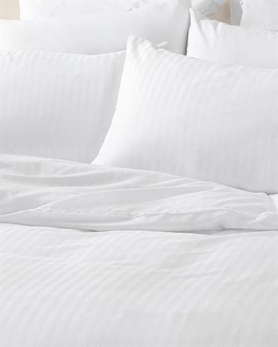 Crystal Спално Бельо Компле Super King Size, Копринен Кепър, Бяло, 260 X 220 Cm