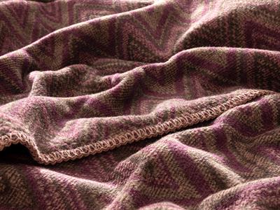 Cult Zigzag Одеяло Единичен Памучен 150x200 см Дамсон