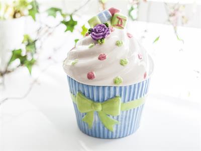 Cupcake Tie КУТИЯ ЗА СЪХРАНЕНИЕ Керамичен 15x15x20 cm .