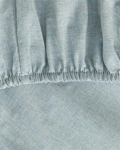 Curly Seersucker For One Person Duvet Cover Set 160x220 cm Blue