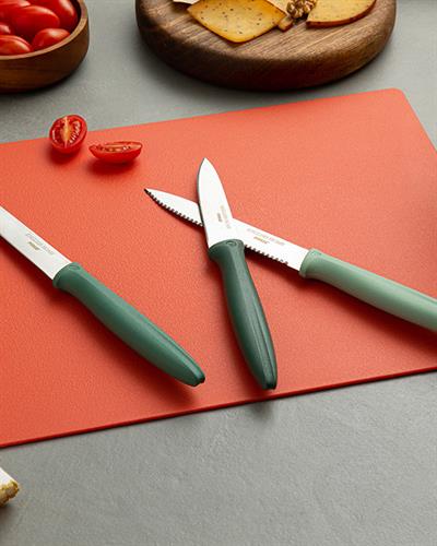 Cut Me Stainless Steel 3 Pieces Knife 20 cm Green