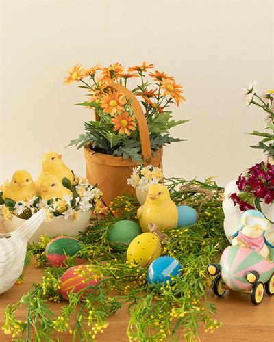 Cute Birds Дрънкулка Бяло, 15.7 X 9.2 X 12 Cm