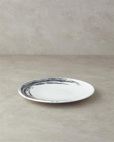 Cycle Подложна Чиния За Сервиране Порцелан 32 см Черен