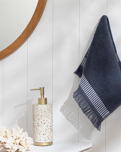 Cyra Хавлии За Ръце С Ресни, Памучен, Антрацит, 30 X 40 Cm