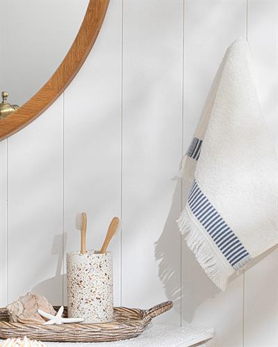 Cyra Хавлии За Ръце С Ресни, Памучен, Екру, 30 X 40 Cm